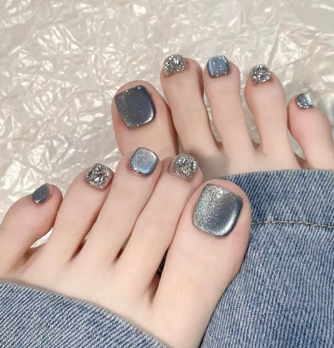 ネイル フットネイル マグネットネイル フットネイル 💕Dreamy KIYO💕のネイルデザイン