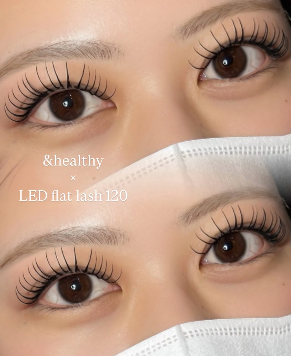 &healthy LED フラットラッシュ 120本〜の写真