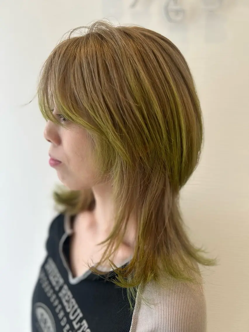 セミロング ターバン カナエのヘアスタイル