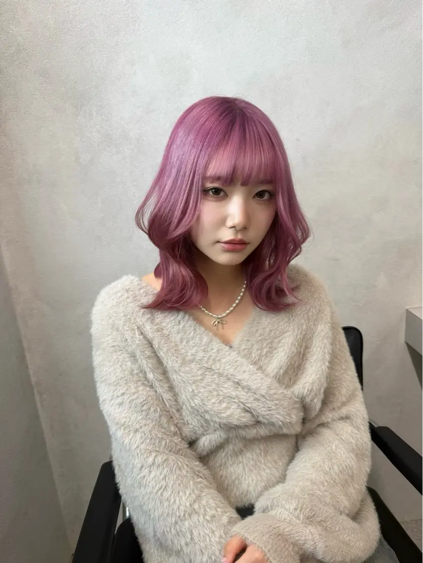 カラー ブリーチ 透明感カラー ハイトーンカラー レイヤー／ハイトーン 🍎森貝洋亮🍎のヘアスタイル