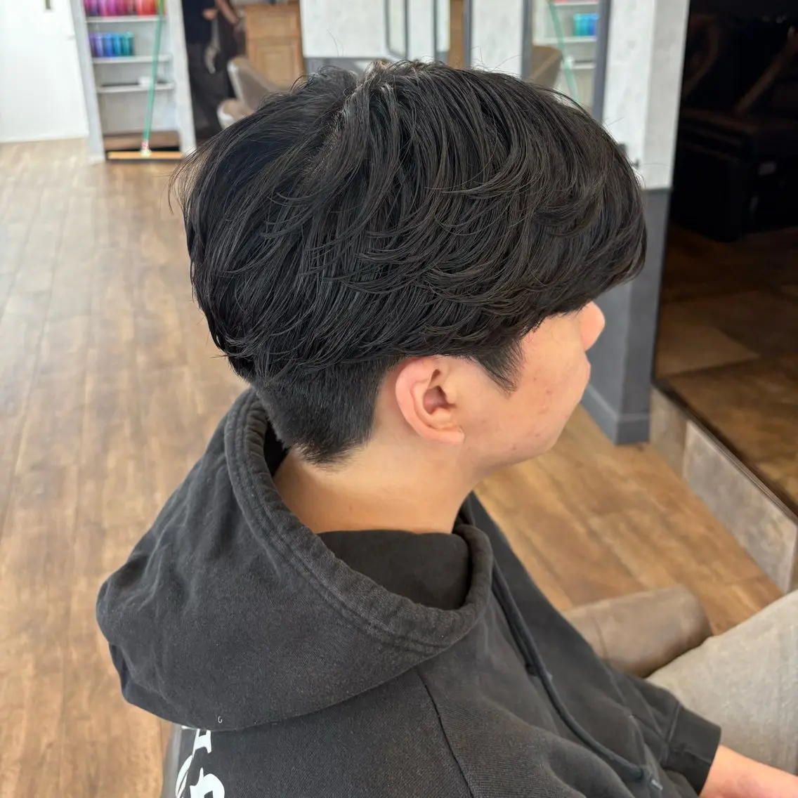 パーマ メンズ カット パーマ 山﨑 千尋のヘアスタイル