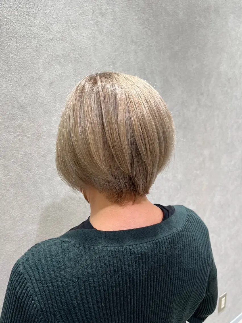 ショート カラー 透明感カラー ハイライトカラー ハイライト 【持ちが良い！メンズ パーマ】田中颯汰のヘアスタイル