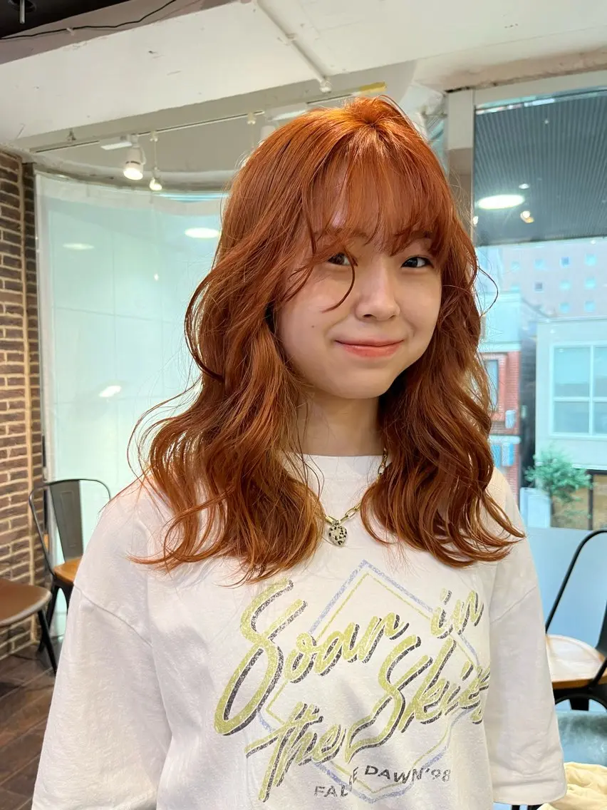 ロング 韓国風カラー 学生 髪質改善 韓国風ヘア トリートメント メンズスタイル Hitomi🐶のヘアスタイル