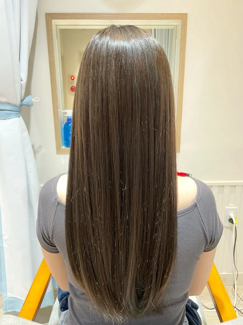 ロング カラー ヘアカラー トリートメント 渡邉 まどかのヘアスタイル