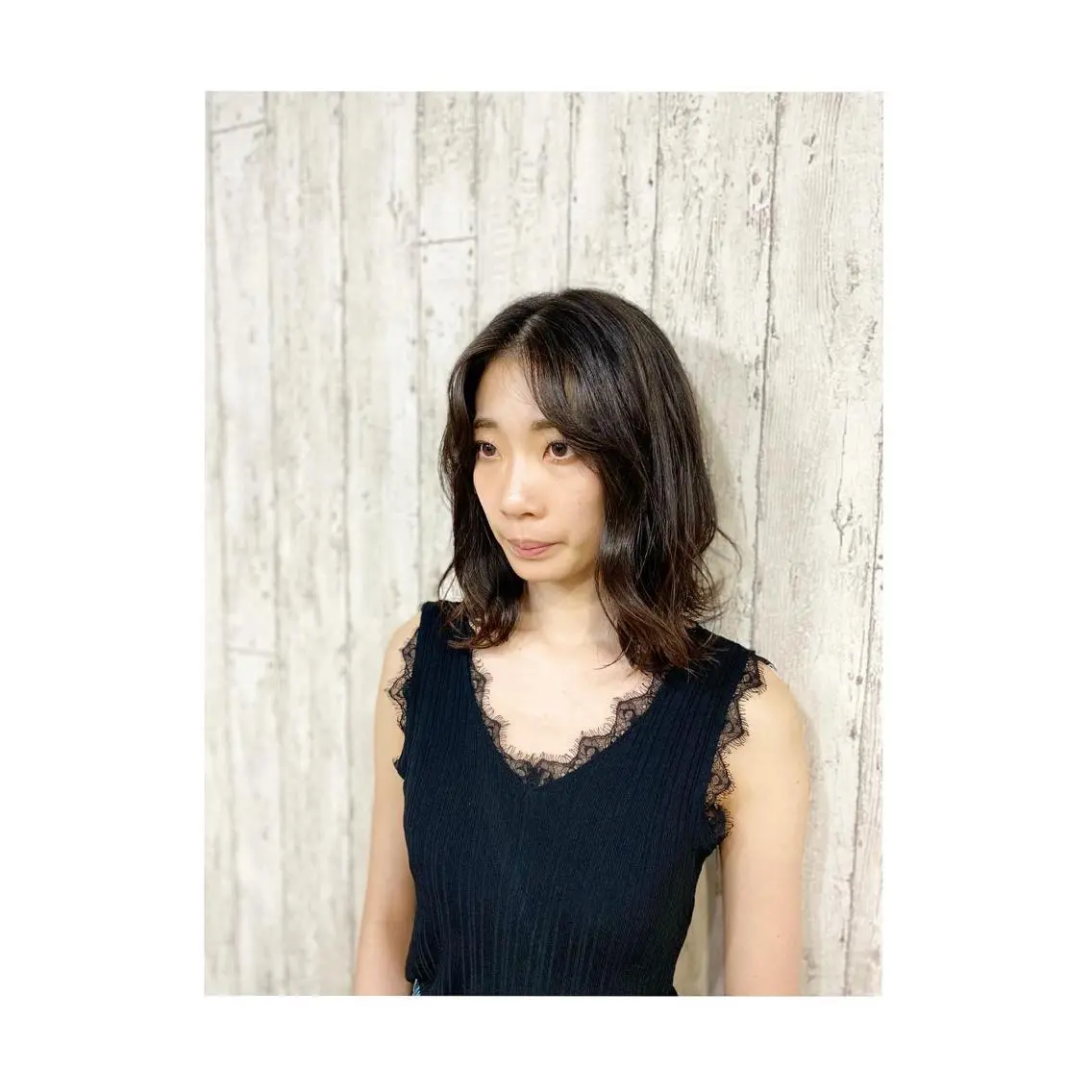 ミディアム 勝河 怜楊のヘアスタイル
