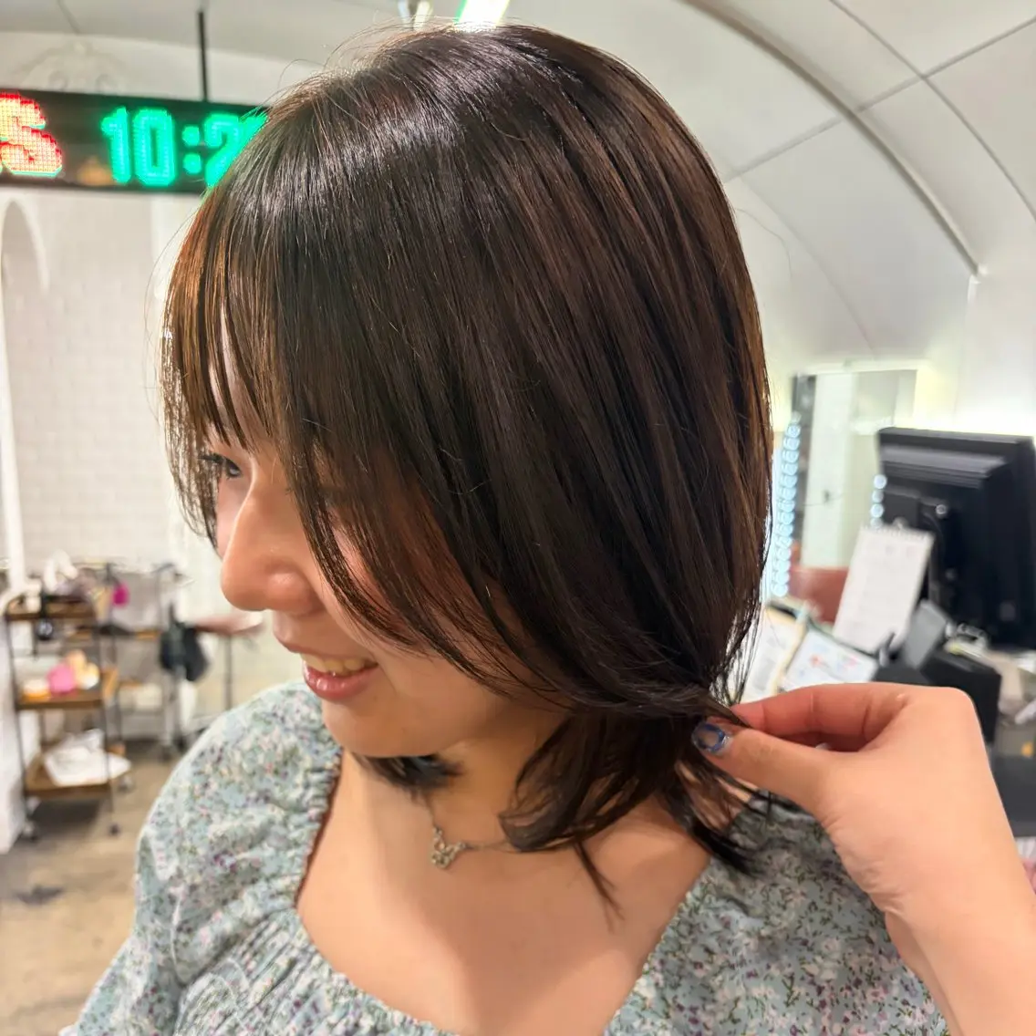 ミディアム カラー オノデラ ハヅキ/ 横浜のヘアスタイル