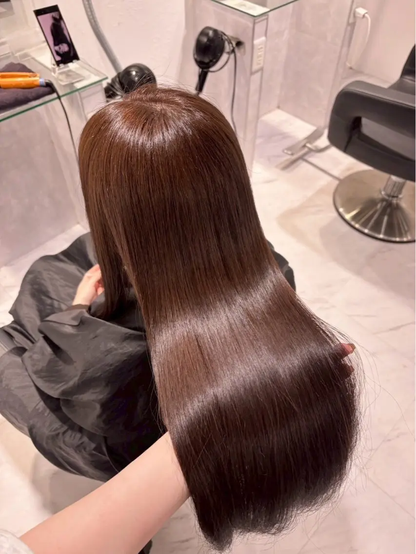 ロング カラー ヘアカラー うる艶ワンホン/ HINANO🩶のヘアスタイル