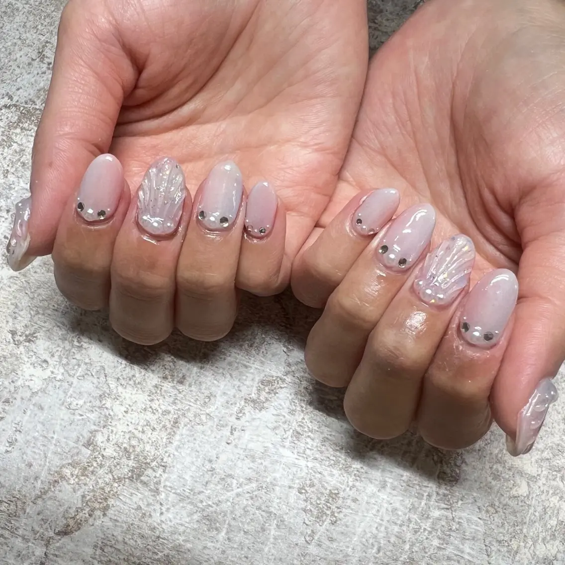 ネイル アートネイル 持ち込み ルミエナ銀座 KATAOKAのネイルデザイン