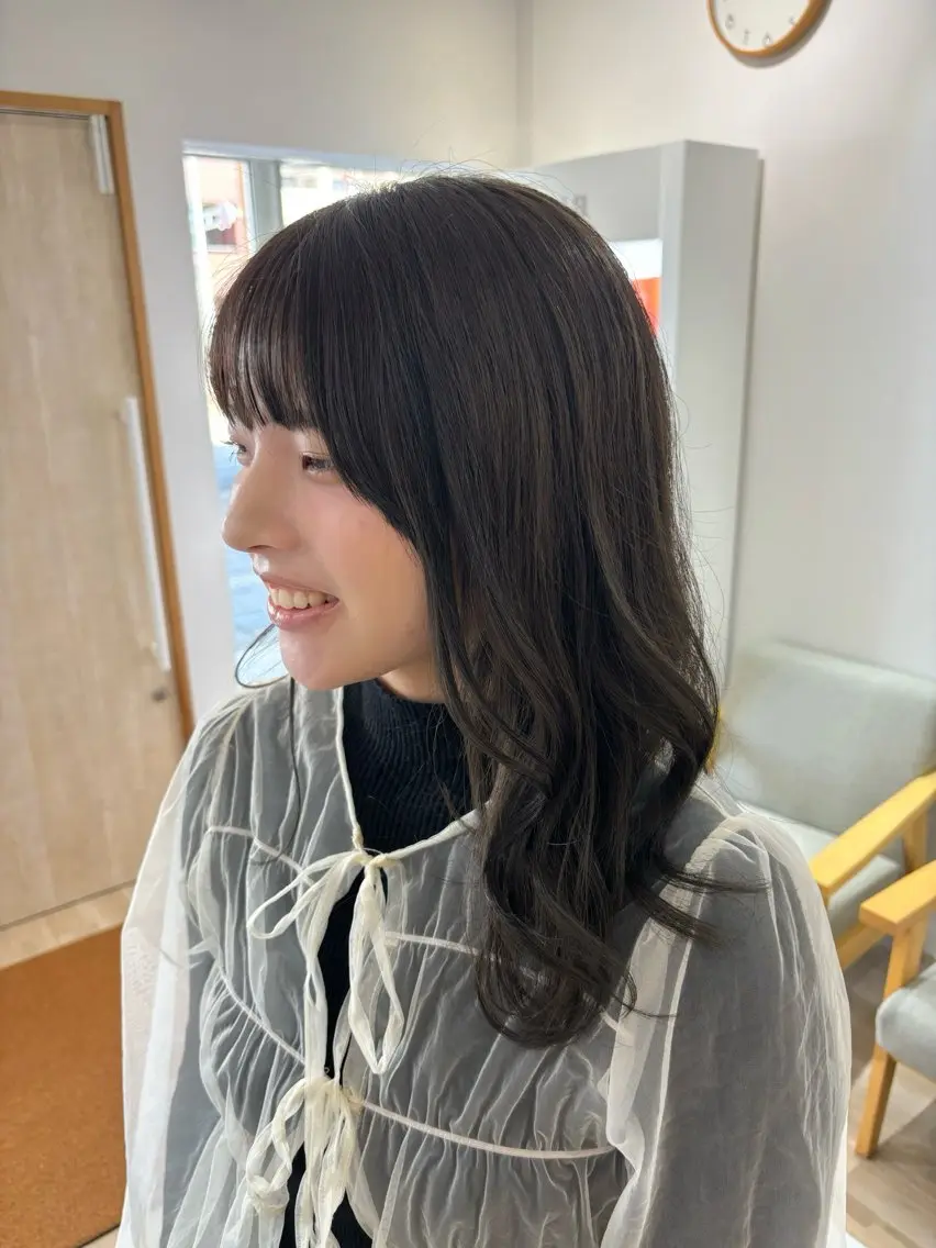 セミロング 『大西 陸』 透明感color🔆のヘアスタイル