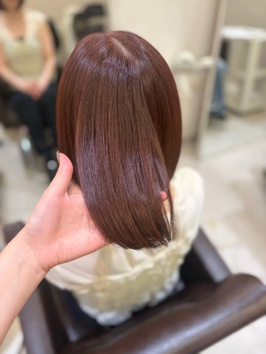 ミディアム カット ヘアカラー Lis都島/門田 夏鈴のヘアスタイル