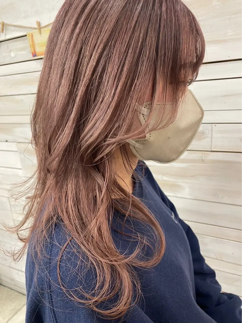 ロング カラー attrait茅ヶ崎 関根美歩のヘアスタイル