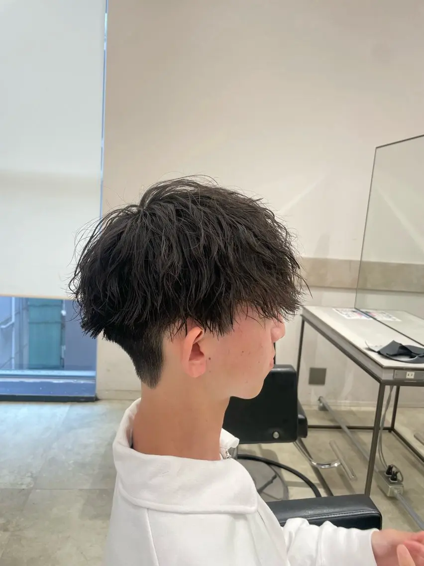 ショート パーマ メンズ メンズパーマ メンズツイストパーマ ツイストパーマ カット パーマ メンズ特化🔥 金子直斗のヘアスタイル