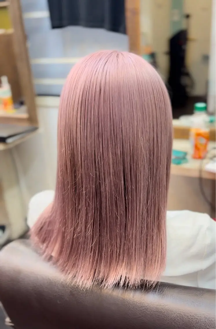 【新規様限定】カット+ワンカラー+ブリーチ+髪質改善トリートメントの写真