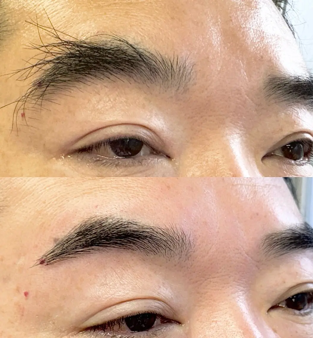 メンズ アイブロウ メンズパーマ メンズアイブロウ 眉毛ワックス脱毛 メンズ眉毛🛹日本橋 小伝馬町 人形町の眉毛・アイブロウイメージ