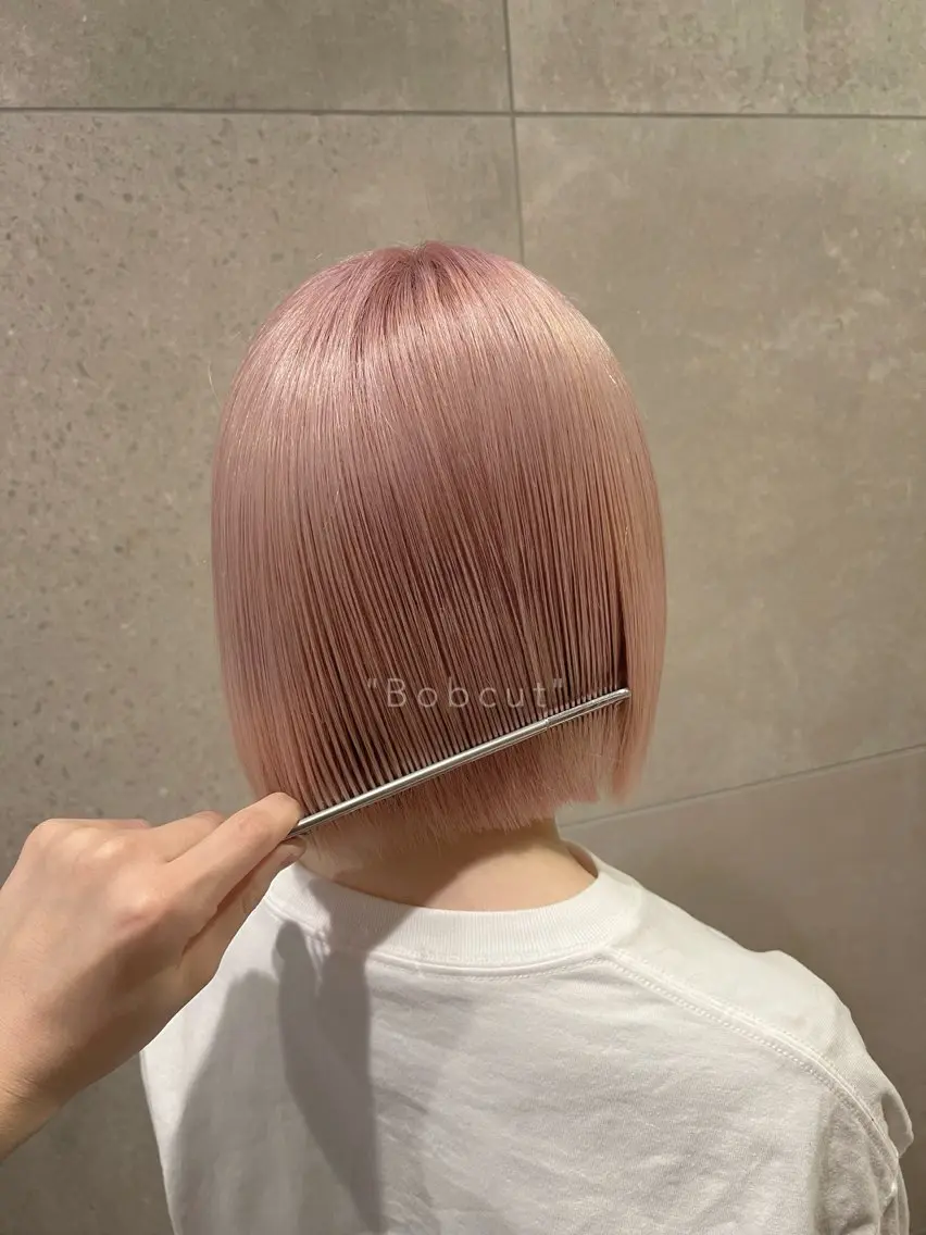 ショート ボブ レイヤーカット/ 髪質改善✨山中優のヘアスタイル