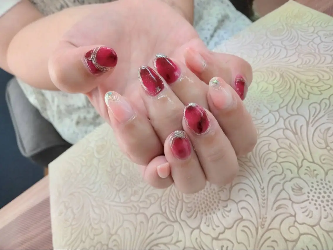 ネイル フラワーネイル precious nail roomのネイルデザイン