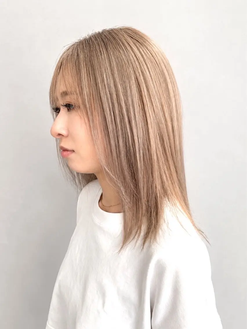 セミロング 優 斗のヘアスタイル