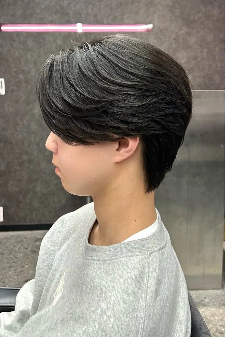 ショート カラー メンズ カット ヘアセット メンズスタイリスト 前田雄輝のヘアスタイル