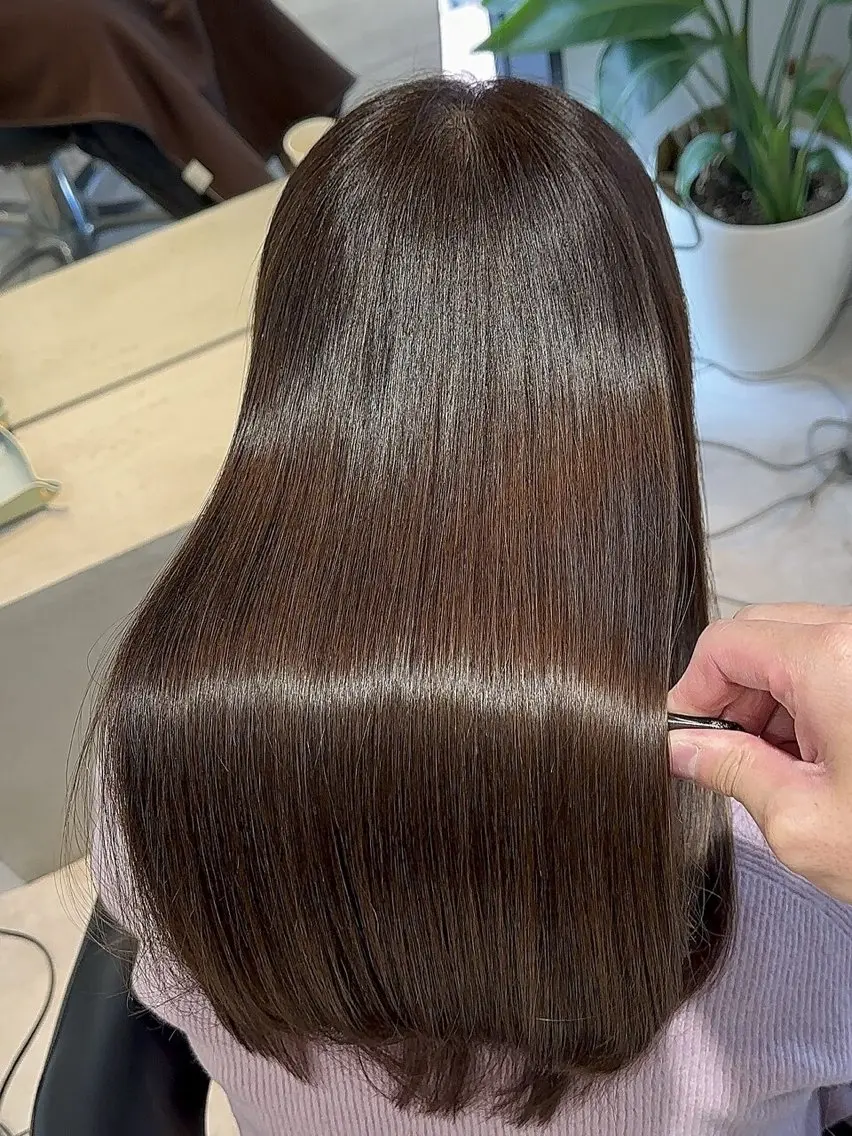 ロング 縮毛矯正 トリートメント 美髪矯正🫧艶髪特化 🫧関口太郎のヘアスタイル