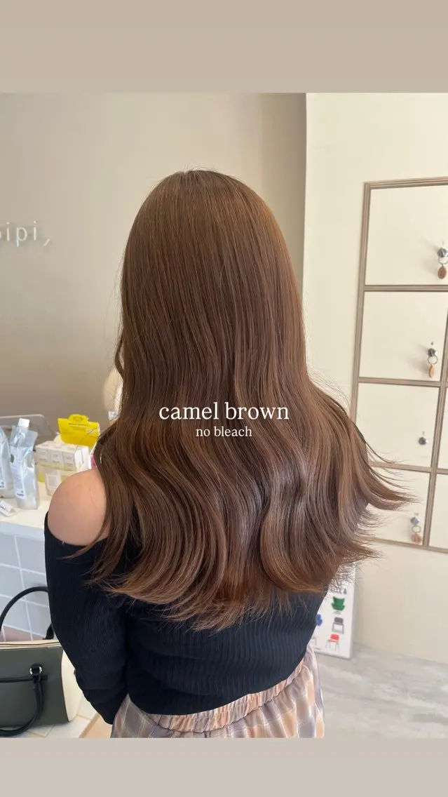ブリーチなしダブルカラーの写真