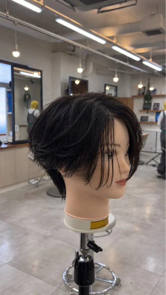 ヘアアレンジ メンズ マッシュ 縮毛/ カラーモデル募集のヘアスタイル