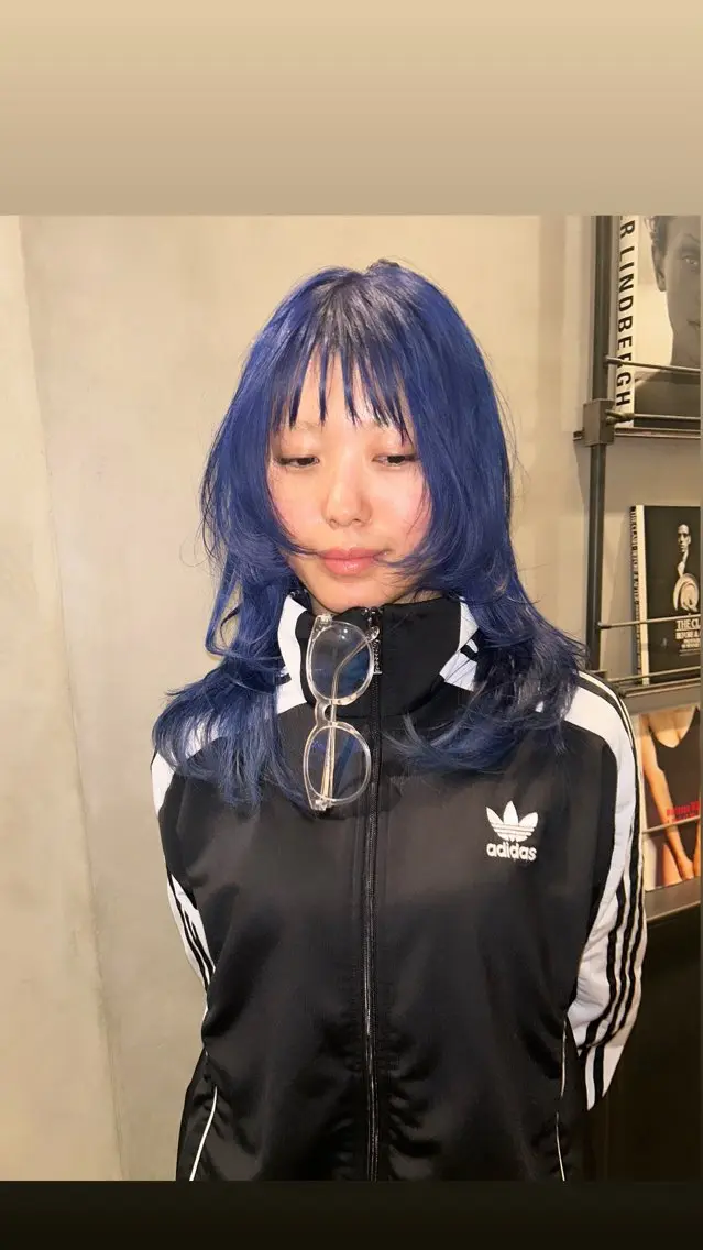 ロング カラー カット ヘアカラー トリートメント タナカ カナ🫧のヘアスタイル