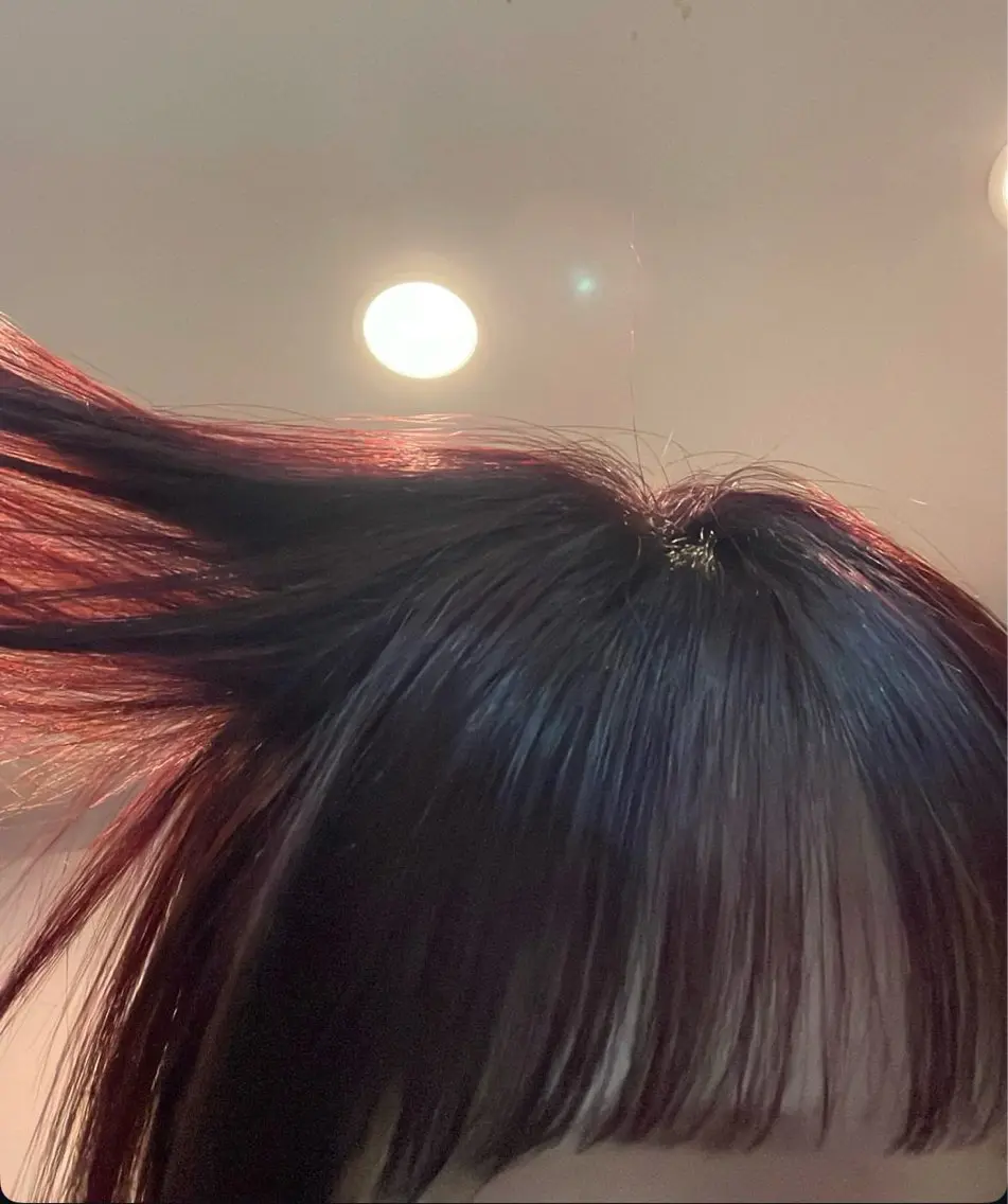 1color 髪質改善ケアカラー【cassis red 🫐♥️】の写真