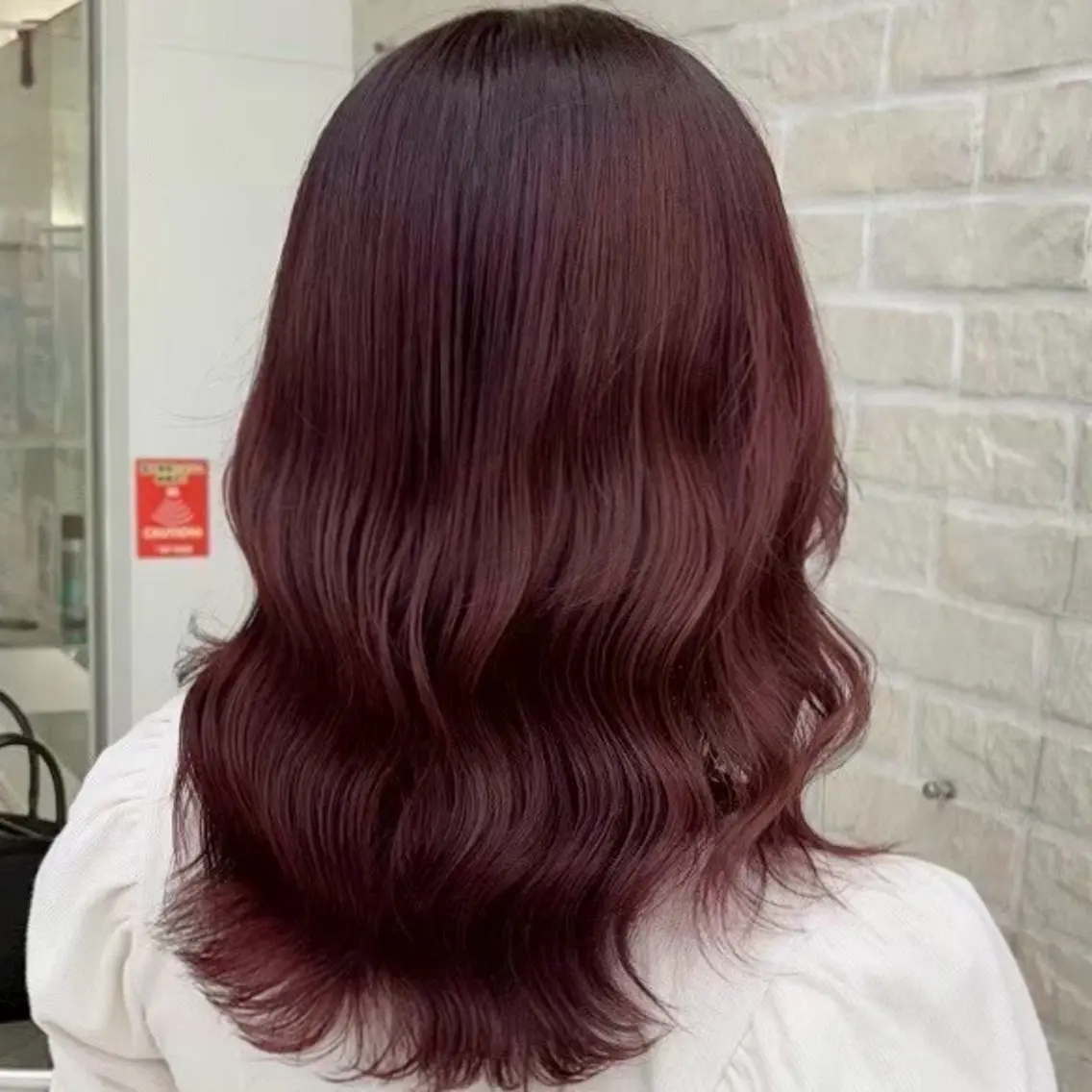 ロング カラー 縮毛矯正/ワンカラー モデル募集🫧羽夏のヘアスタイル
