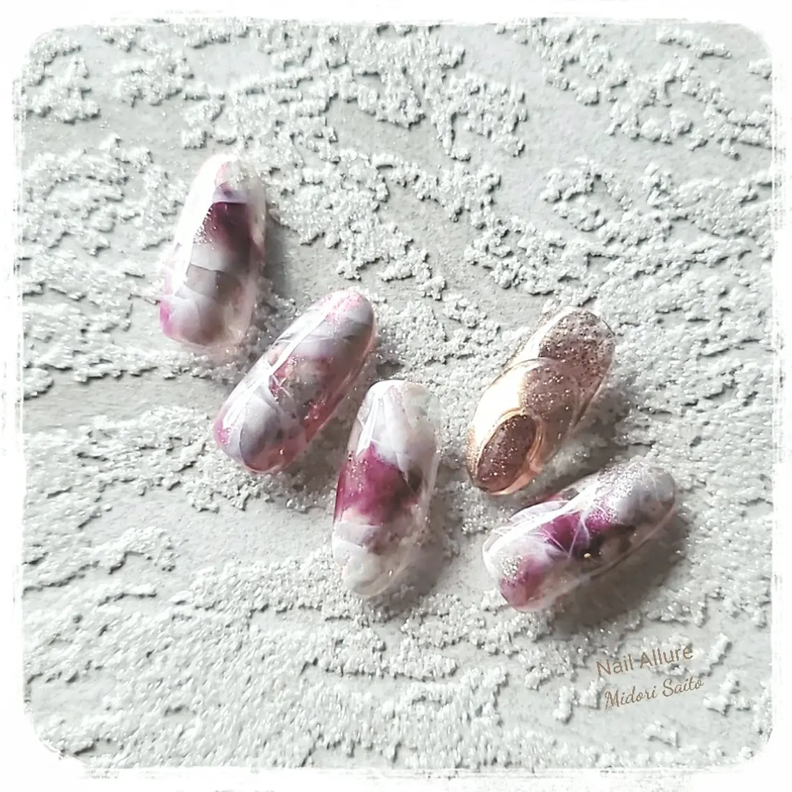 ネイル ニュアンスネイル オフィスネイル Nail Allureのネイルデザイン