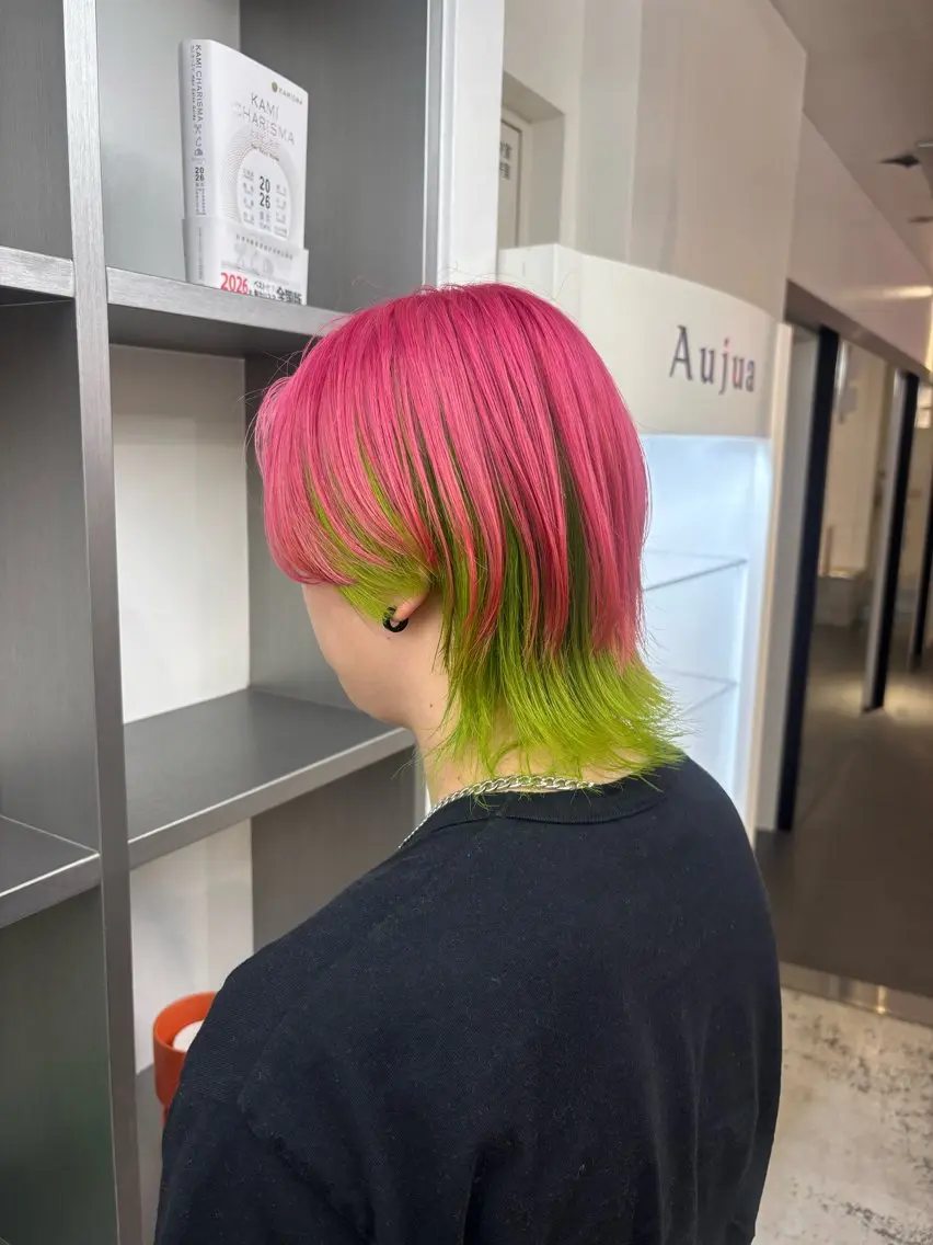 ショート カラー ヘアアレンジ メンズ ヘアカラー トリートメント 🍀淡色×ブリーチ/ ハイトーン✨RINOのヘアスタイル