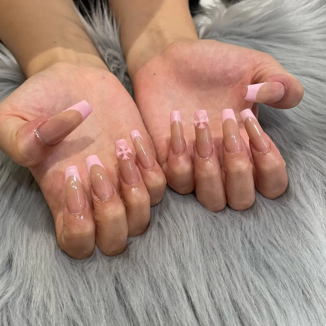 ネイル 長さ出し ハンドネイル RICO Nail パーツつけ放題🌈のネイルデザイン