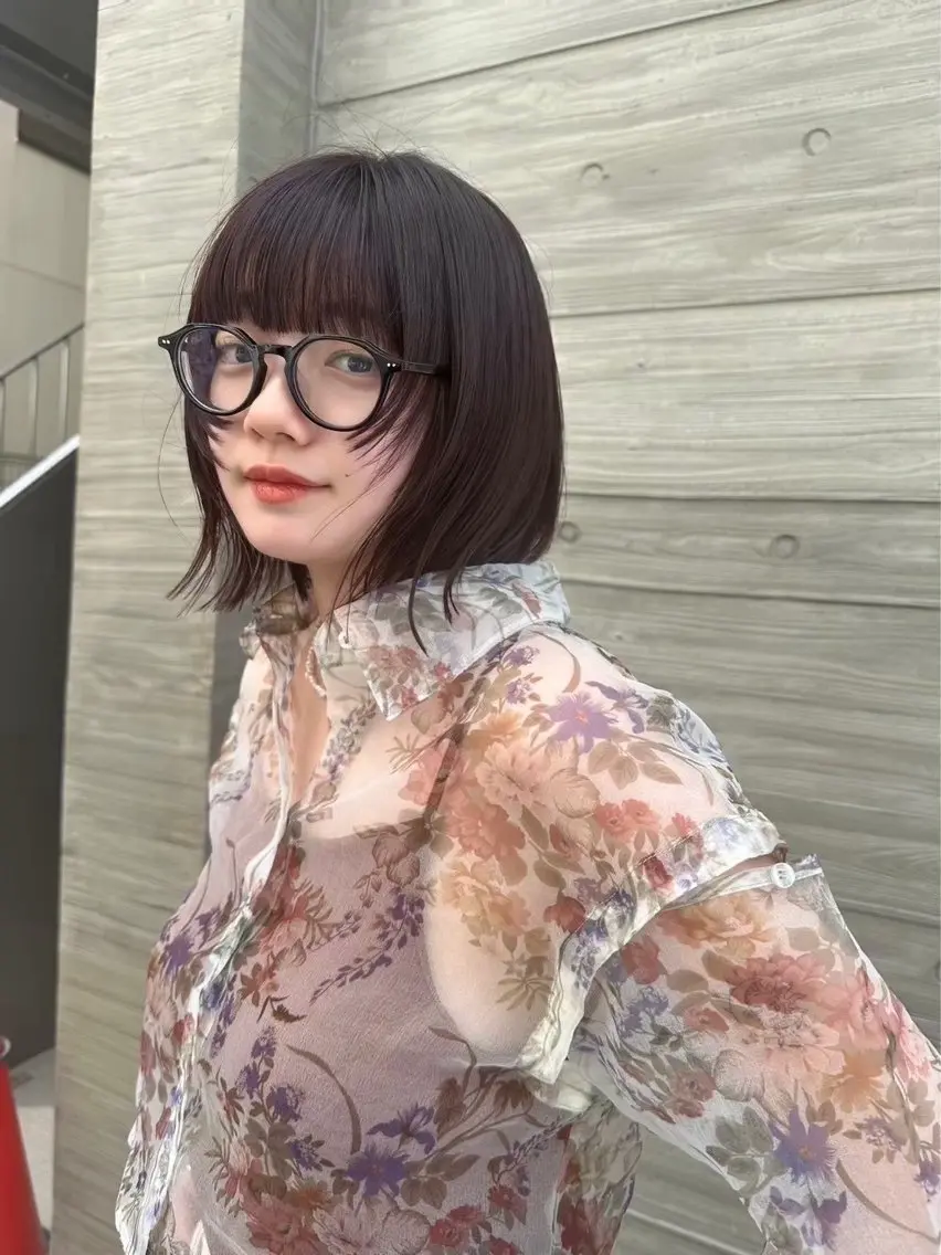 カラー ヘアカラー 長島美織 /透明感カラーのヘアスタイル