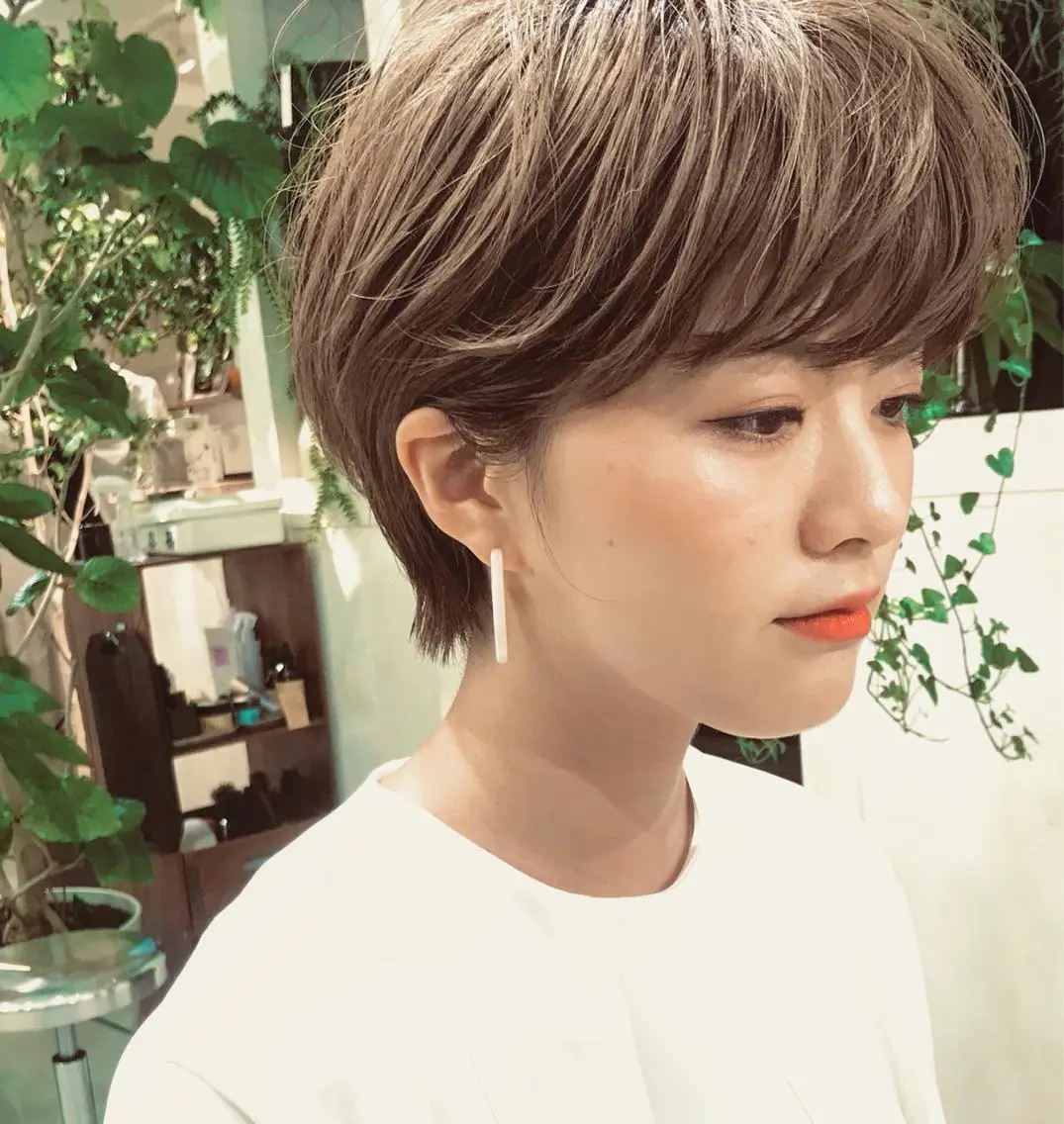 ショート カラー ハンサムショート ショートヘア 表参道【髪質改善】 宮嶋勇太のヘアスタイル