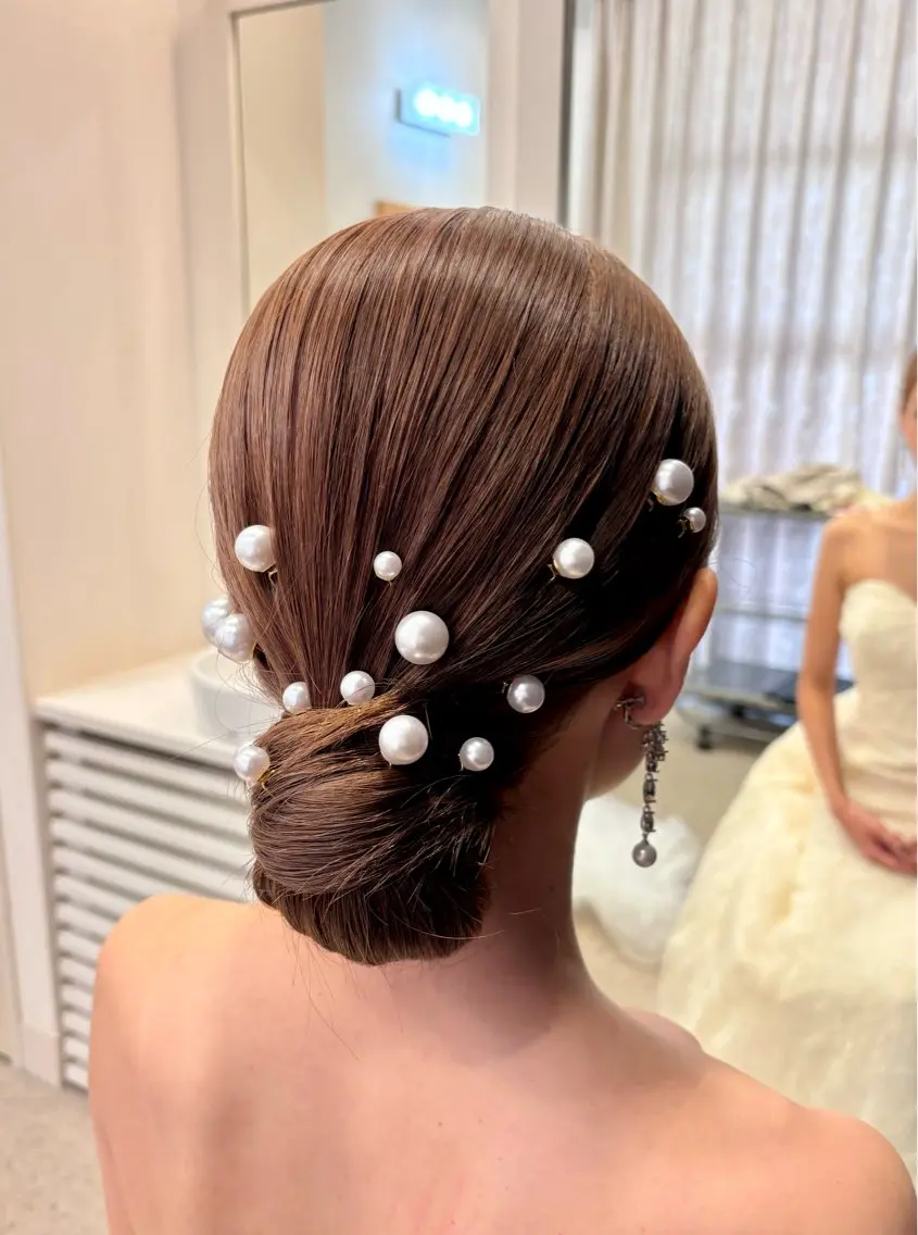 セミロング ヘアアレンジ 鈴木 沙羅のマツエク・マツパデザイン