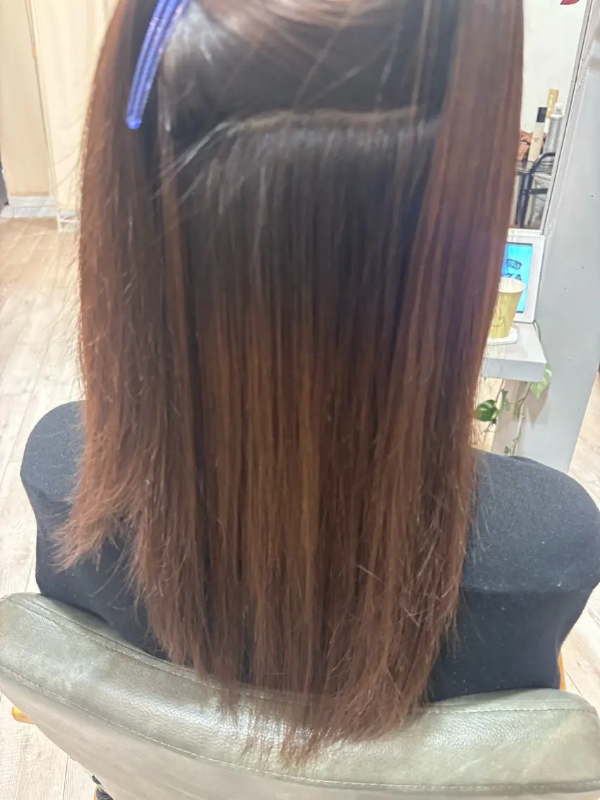 ミディアム 縮毛矯正 【モデル様募集中】 渡邊 マサキのヘアスタイル