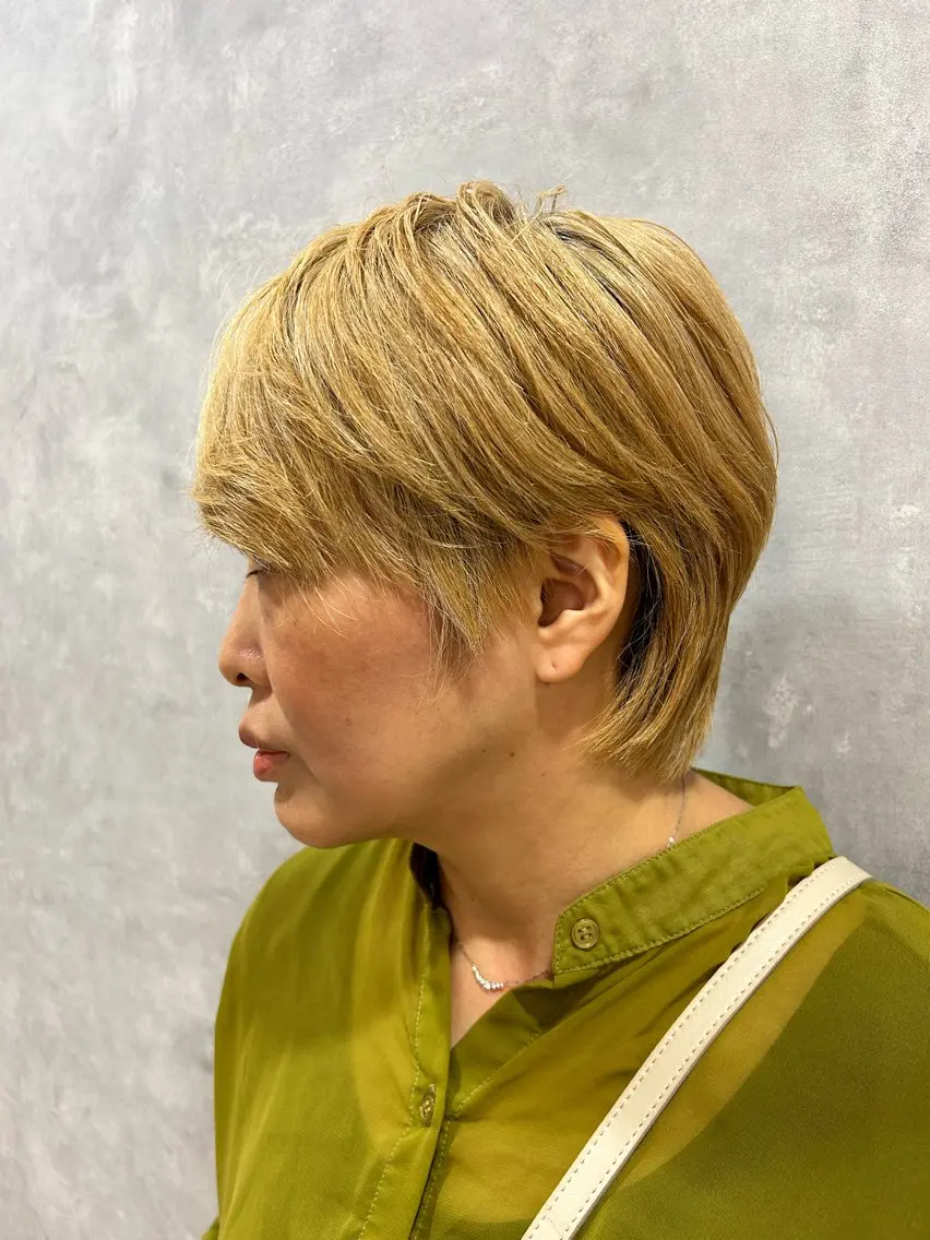 ショート くびれヘア ショートヘア stella キホのヘアスタイル