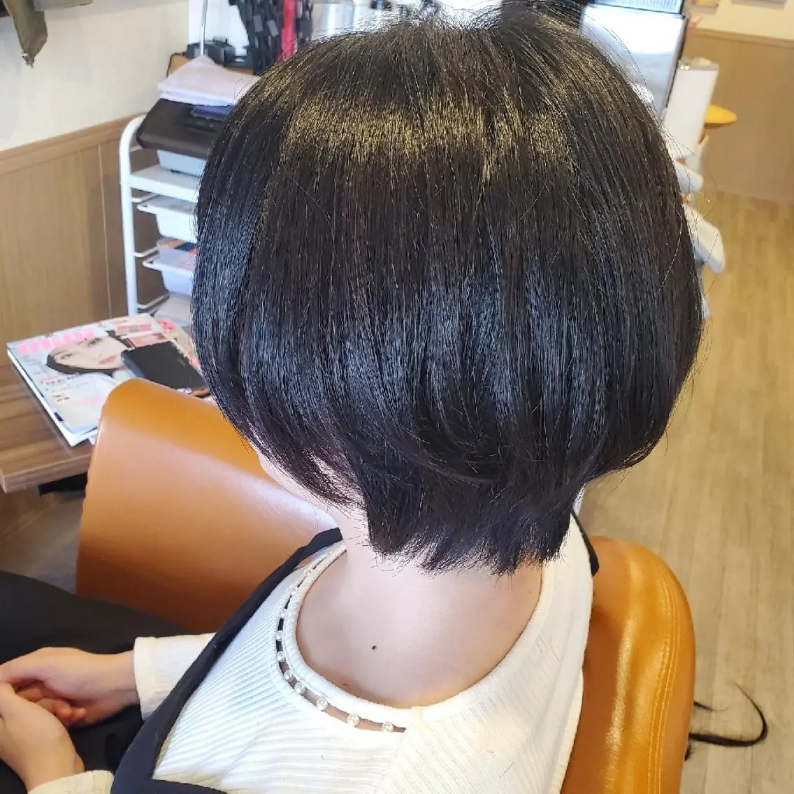 ショート カラー アディクシーカラー 外国人風カラー トリートメント カット ヘアカラー トリートメント spa hair ark 富井直美のヘアスタイル