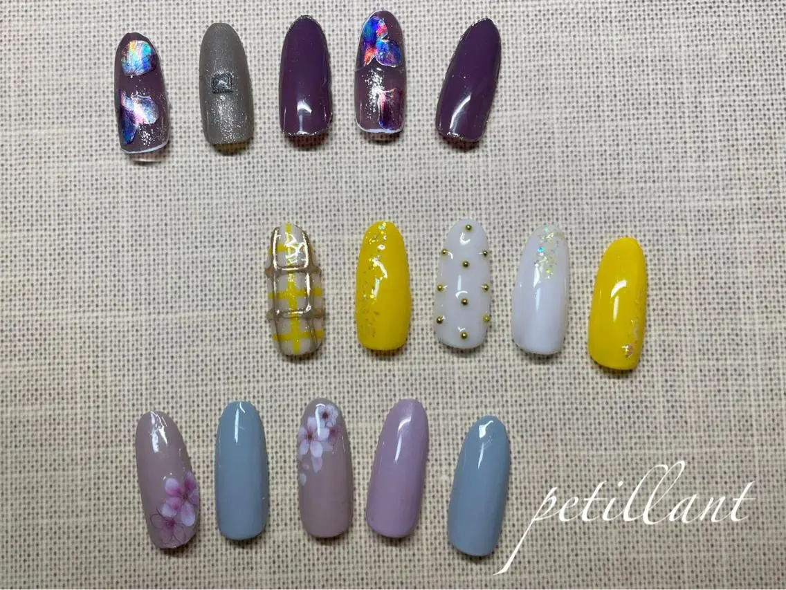 ネイル nail salon petillantのネイルデザイン