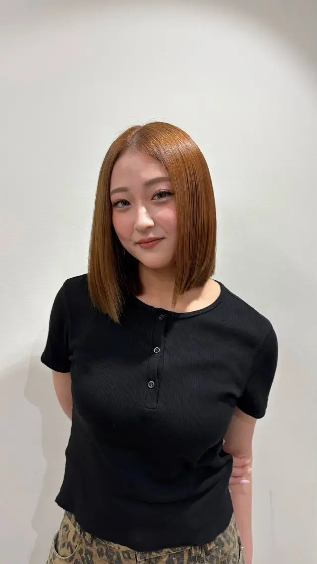 ミディアム ヘアカラー MIZUKI LUCK TOKYOのヘアスタイル