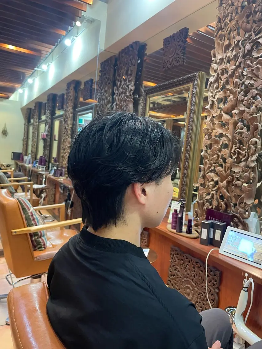 パーマ メンズ メンズパーマ ニュアンスパーマ 白鳥 悠斗のヘアスタイル