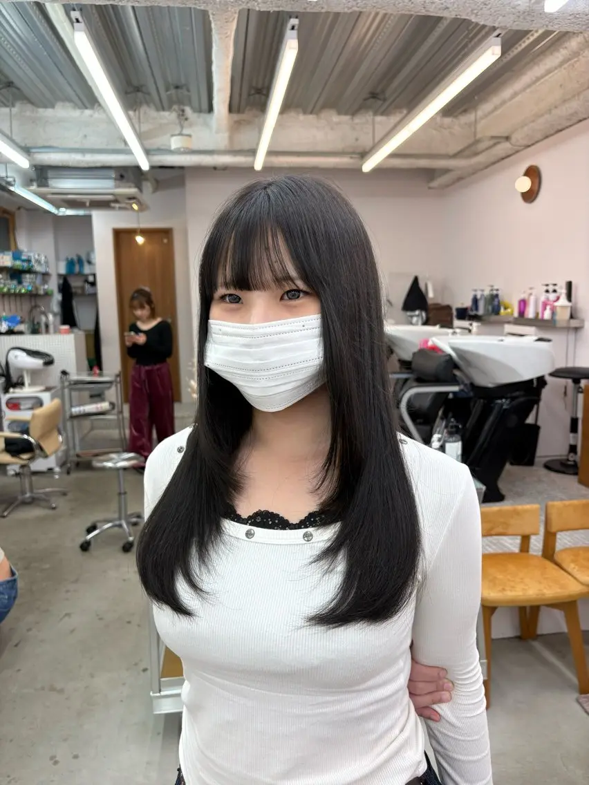 ロング カラー yelm府中 ユリのヘアスタイル