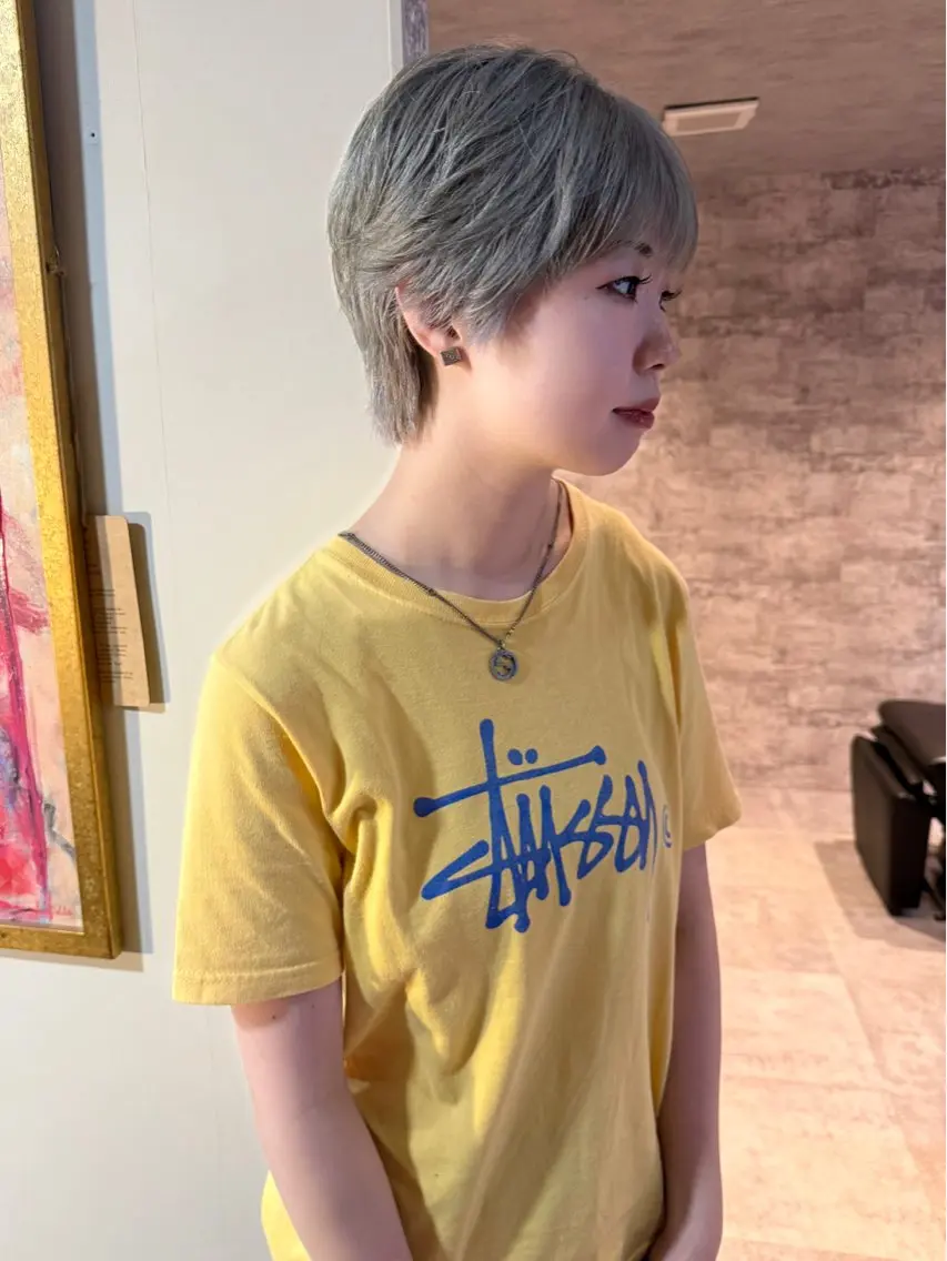 ショート カラー 似合わせカット カット ヘアカラー トリートメント mai / linoah˚✧のヘアスタイル