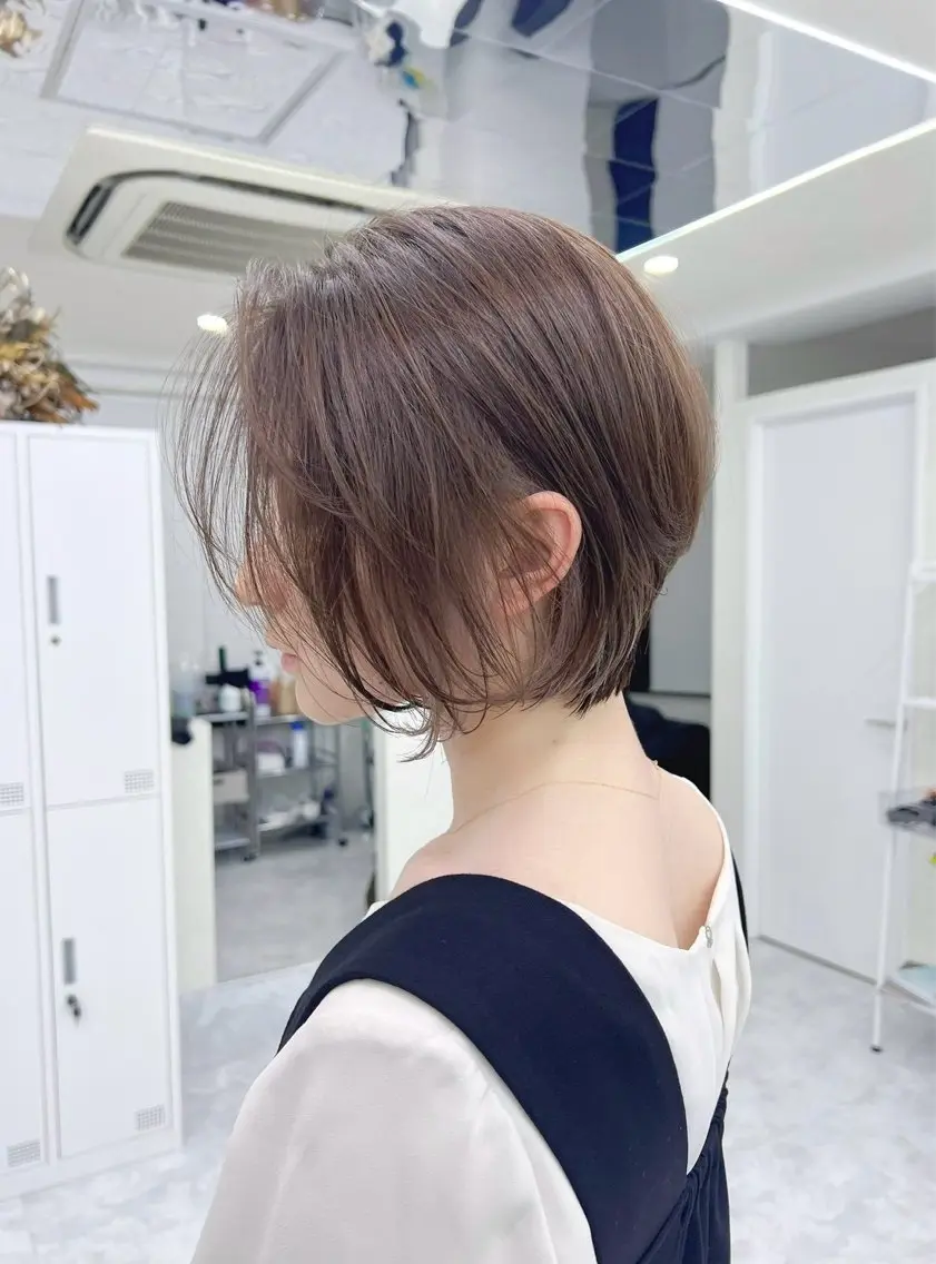 ショート カラー いずみ カラーモデル募集⭐️のヘアスタイル