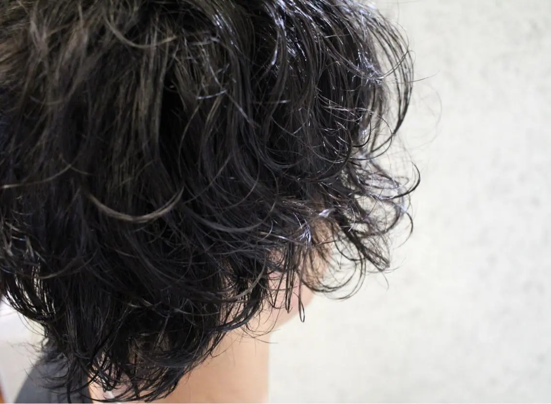 ミディアム パーマ メンズ creep hair nozomiのヘアスタイル