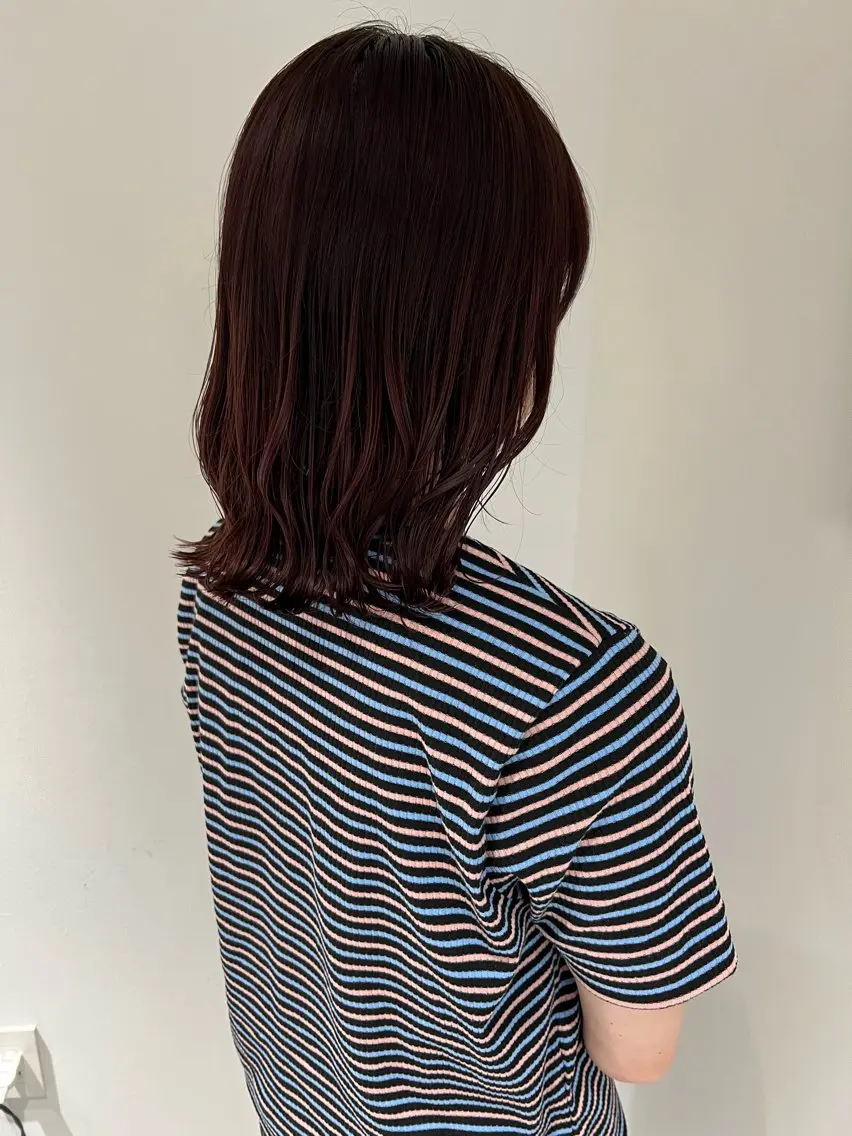 ミディアム カラー 🧡YUU💚艶抜群 カラー✨/905号室のヘアスタイル