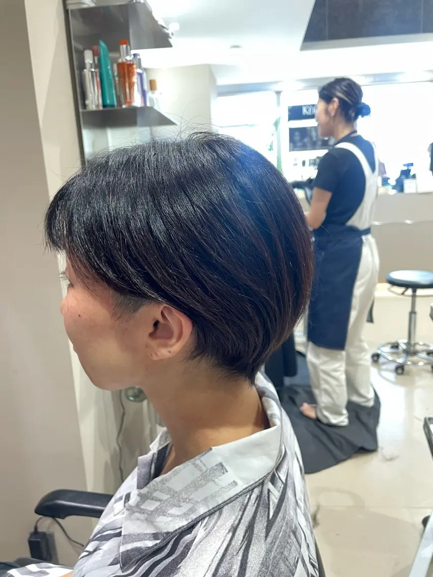 ショート ショートヘア けいせい/横浜/ カラー、パーマ、縮毛のヘアスタイル