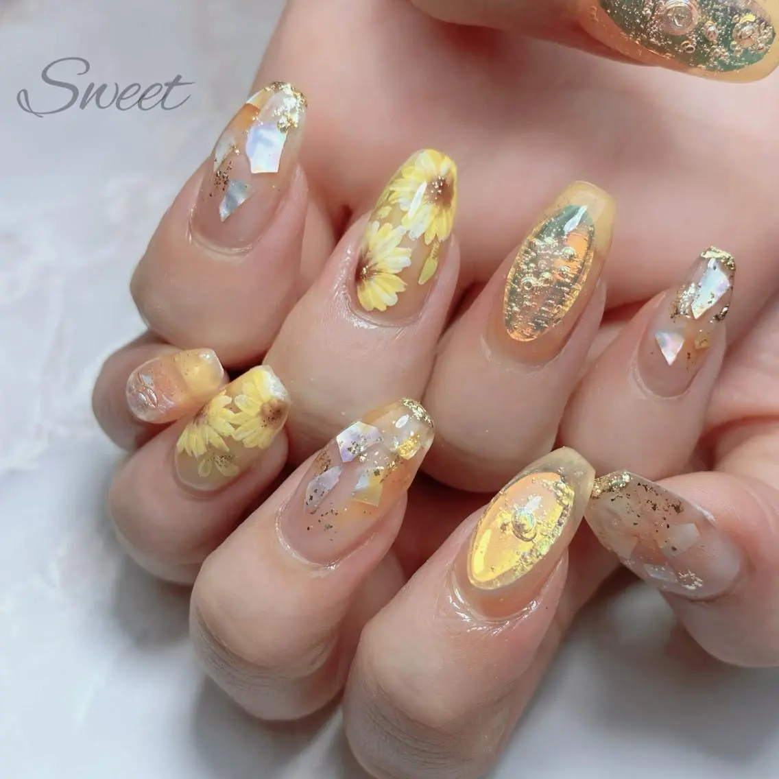 ネイル ハンドネイル sweet 仲野陽子のネイルデザイン