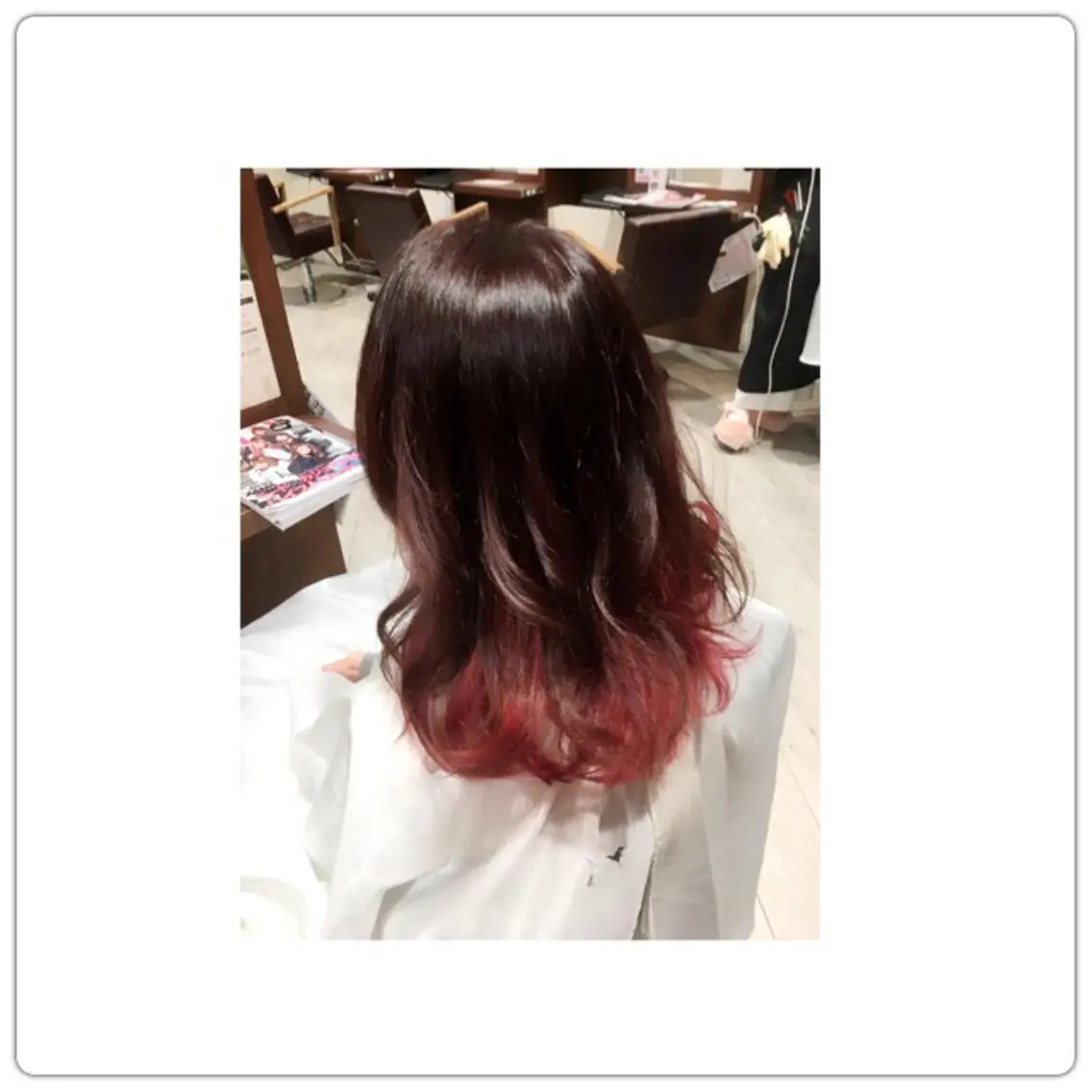 ミディアム カラー グラデーションカラー インナーカラー ピンクカラー 【メンズカット】 澤下瑛一のヘアスタイル