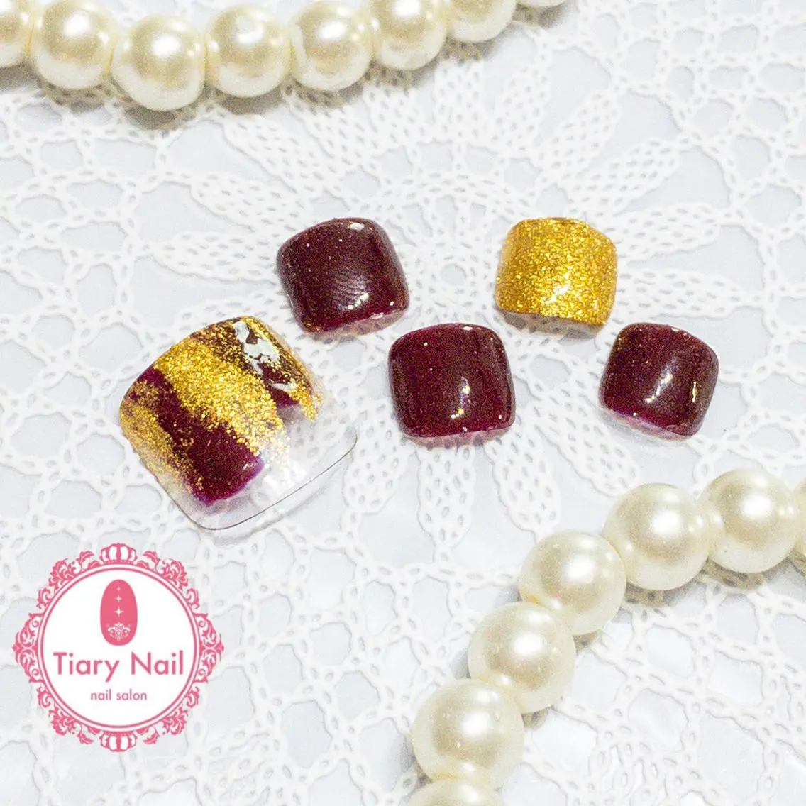 ネイル tiarynail K K🐼のネイルデザイン
