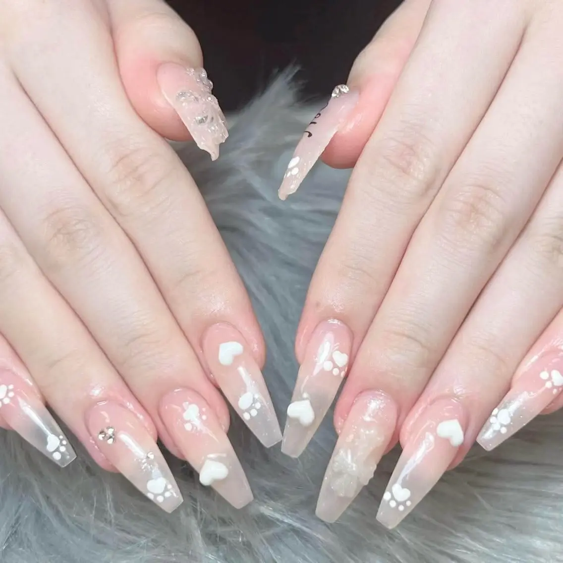 ネイル ハンドネイル ANH ゴテゴテネイルのネイルデザイン